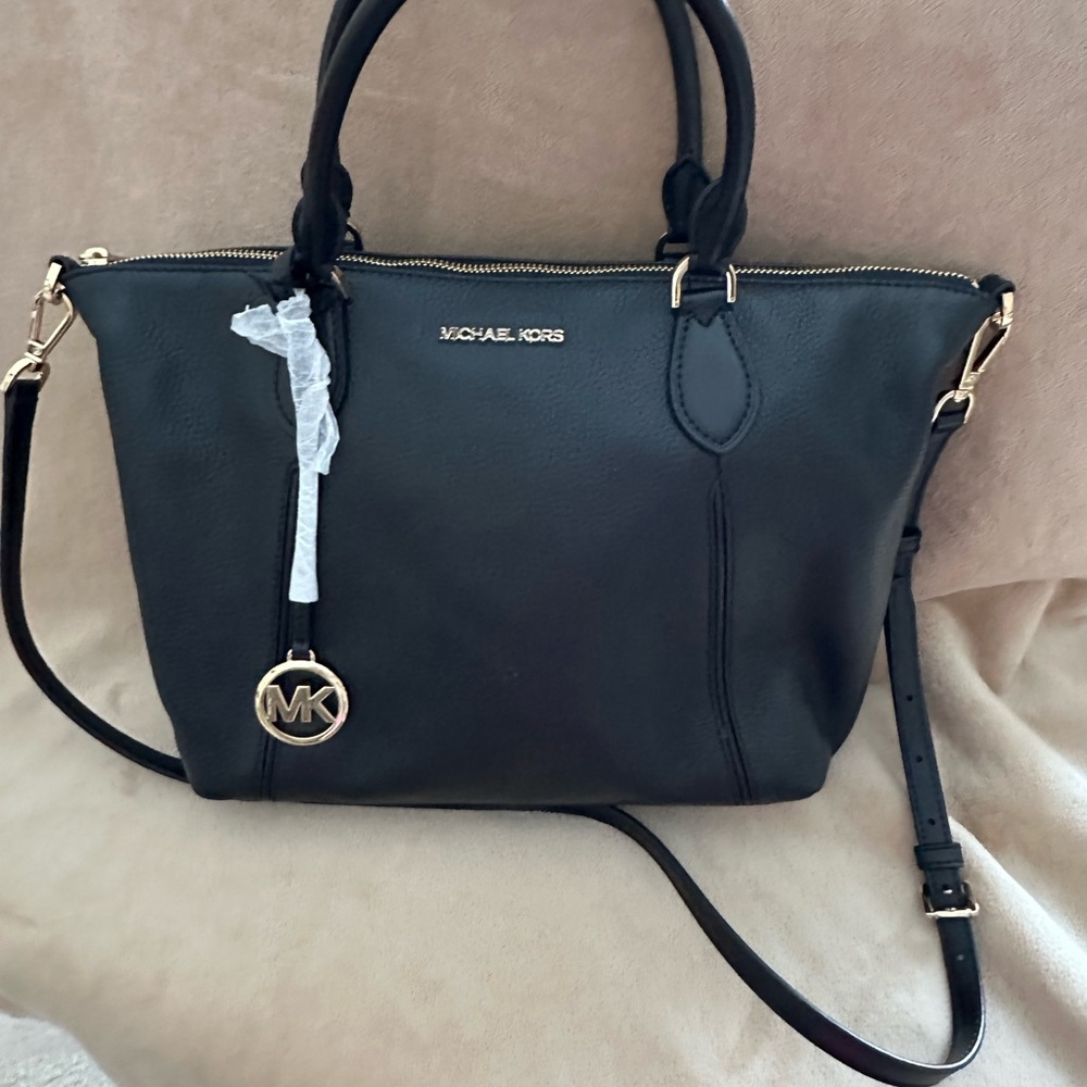 MICHAEL KORS BLACK LENOX BAG
